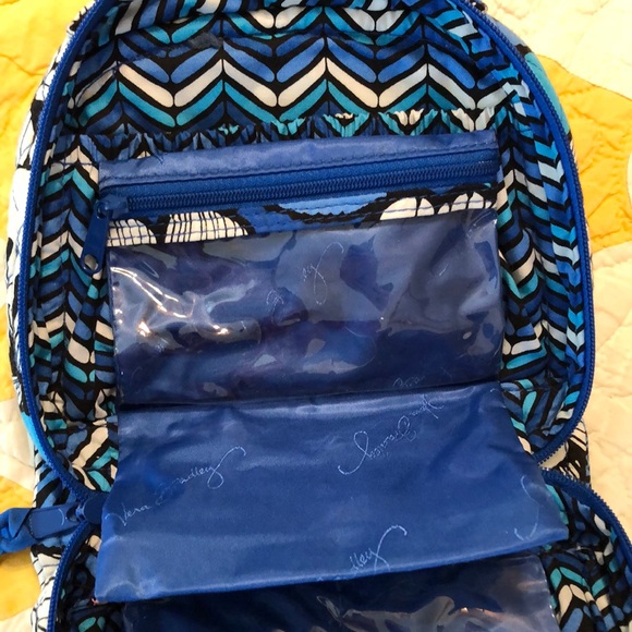 Vera Bradley Blue Bayou Jewelry Travel Case - Picture 5 of 8